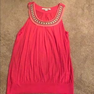 Bright pink tank top. Size medium